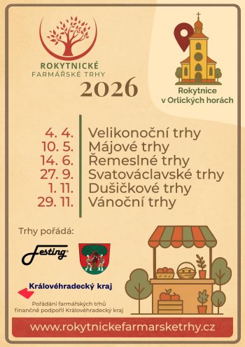 Rokytnické farmářské trhy 2026