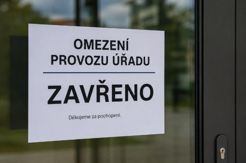 Oznámení o omezení provozu městského úřadu Rokytnice v Orlických horách a Správy bytového a nebytového fondu MěÚ